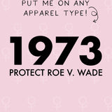 1973 Protect Roe v Wade