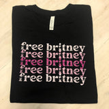 Large, Unisex Tee, Free Britney