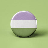 Genderqueer Flag Pinback Button - Pin