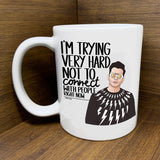 I’m Trying Very Hard Not To Connect Mug