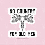No Country For Old Men Sticker