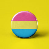 Pansexual Flag Pinback Button - Pin